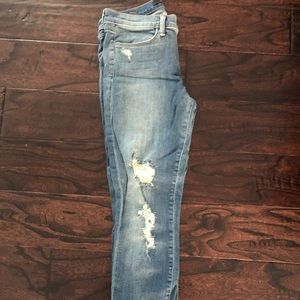 Cropped skinny ankle jeans
